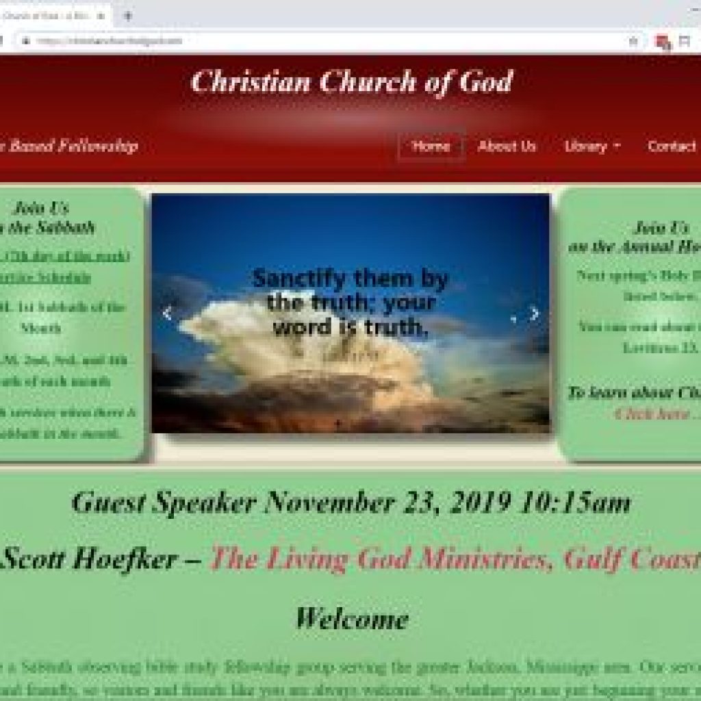 Christian Church of God - Jackson, MS
